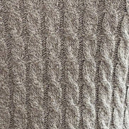 Pull en maille torsadée